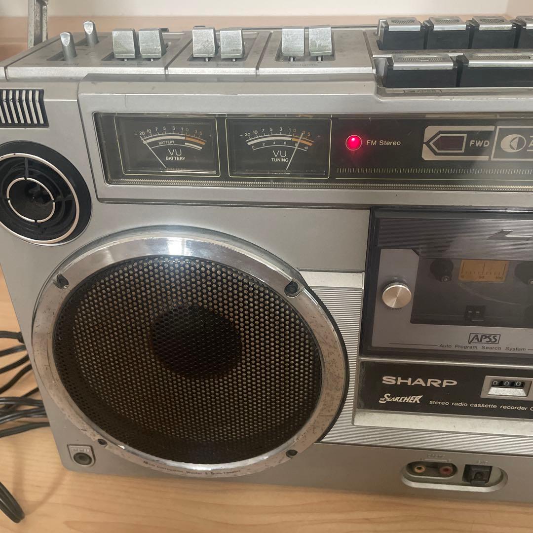 ラジカセ シャープ SHARP GF-303ST AM FM ラジオ