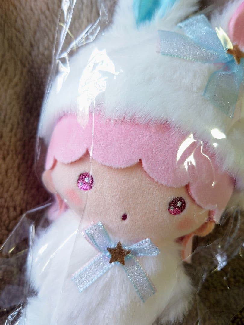 ❤リトルツインスターズ✨️白うさぎ むにゅぐるみマスコット 2個セット♪❤