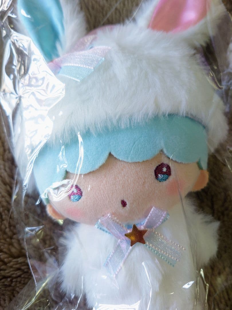 ❤リトルツインスターズ✨️白うさぎ むにゅぐるみマスコット 2個セット♪❤