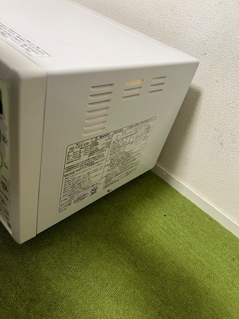 美品 SHARP オーブンレンジ 電子レンジ 2018年製 50/60Hz共用