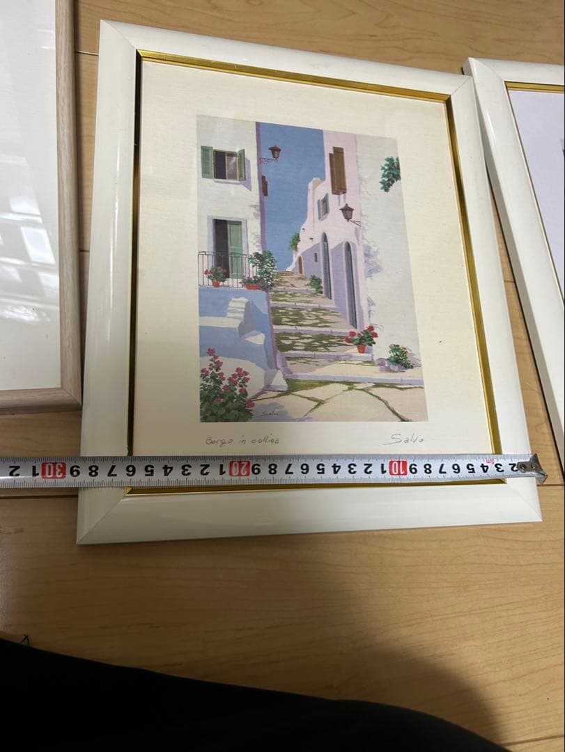 サルボ 風景画 夏色の海辺 絵画セット