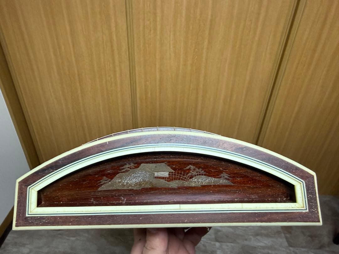 琴 箏 13弦 和琴 雲角装飾 蒔絵 くり甲風 和楽器 弦楽器 琴柱付き