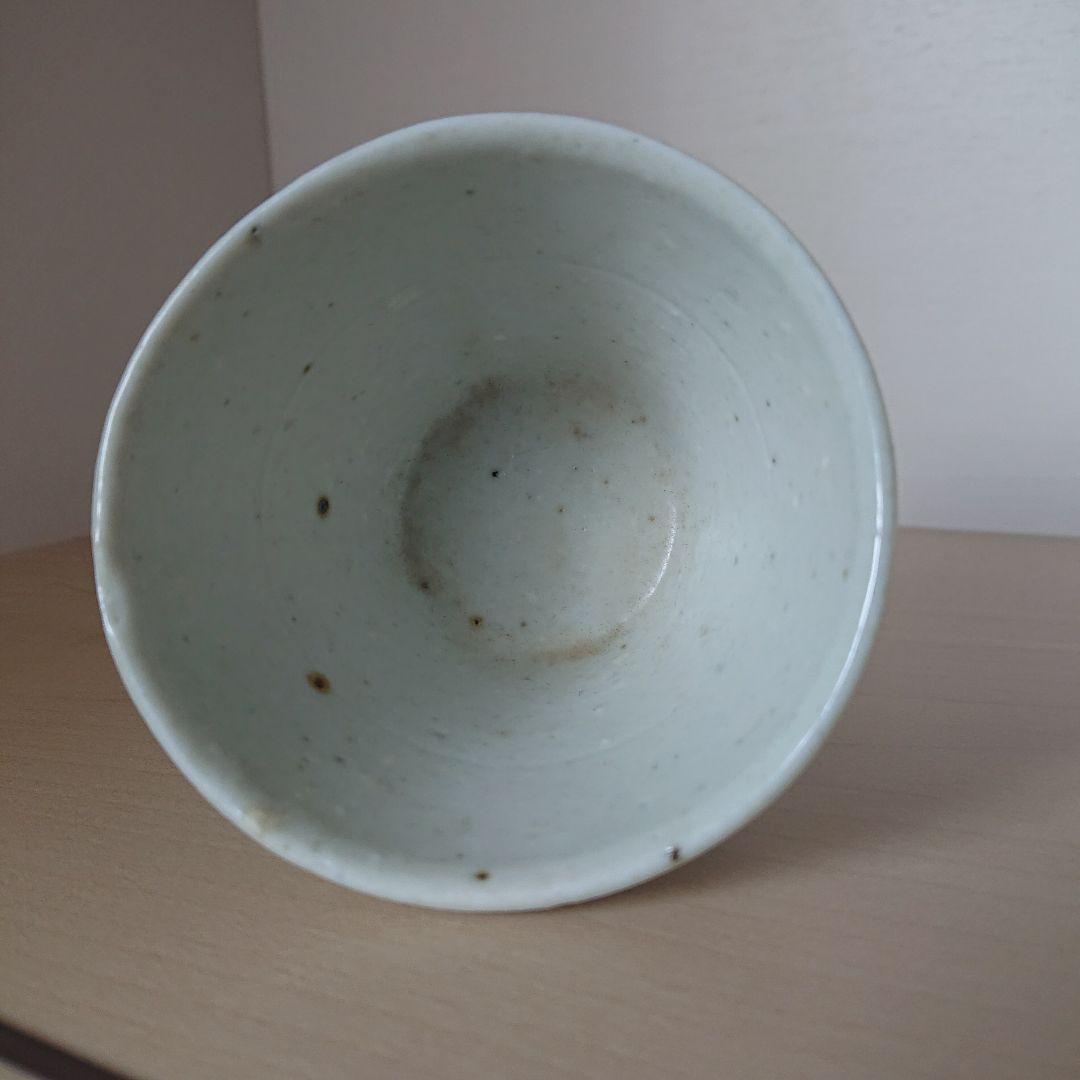 切込焼　大正切込　蕎麦猪口　染付松鶴図
