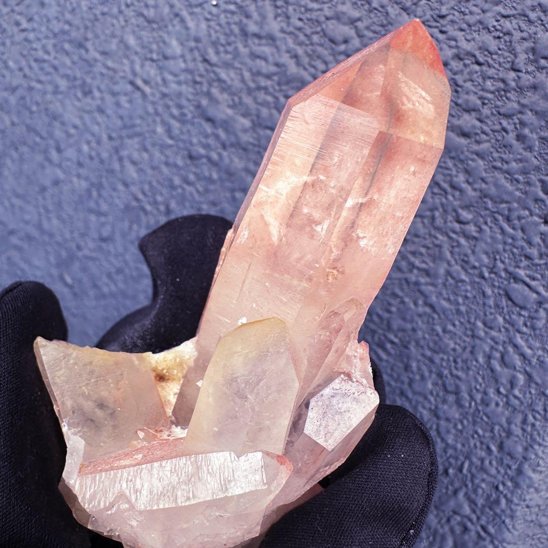 爆レア❗️浄化❗️超綺麗♡超強いパワー ピンク ヒマラヤ クラスター天然石A1572