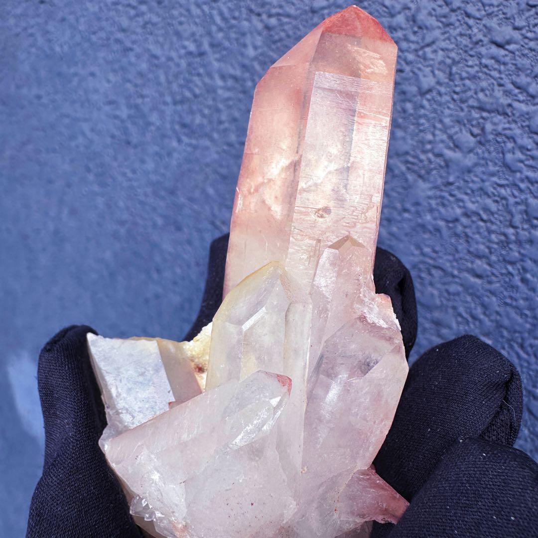 爆レア❗️浄化❗️超綺麗♡超強いパワー ピンク ヒマラヤ クラスター天然石A1572