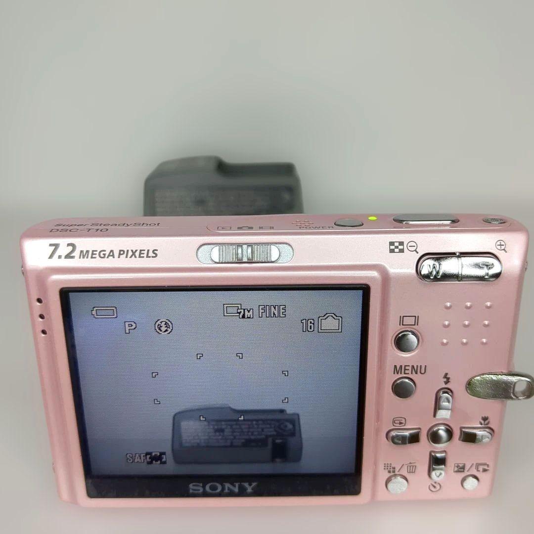 SONY Cyber-shot DSC T10 ピンク 動作確認済み コンデジ