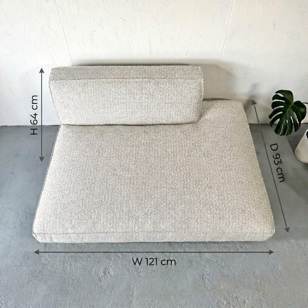 【未使用】日本フクラ カストール アームレスソファ N528-41S 日本製