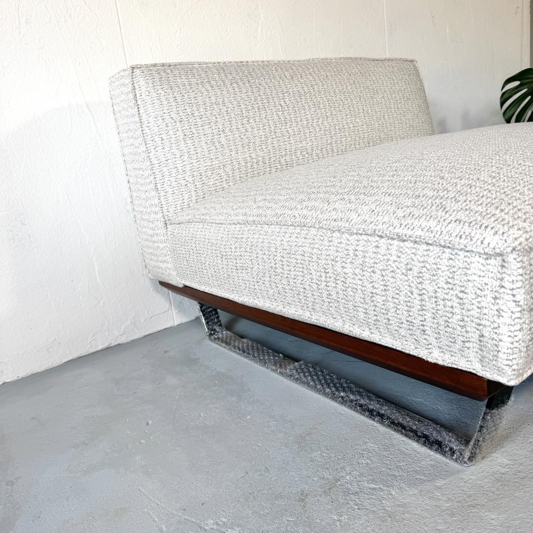 【未使用】日本フクラ カストール アームレスソファ N528-41S 日本製