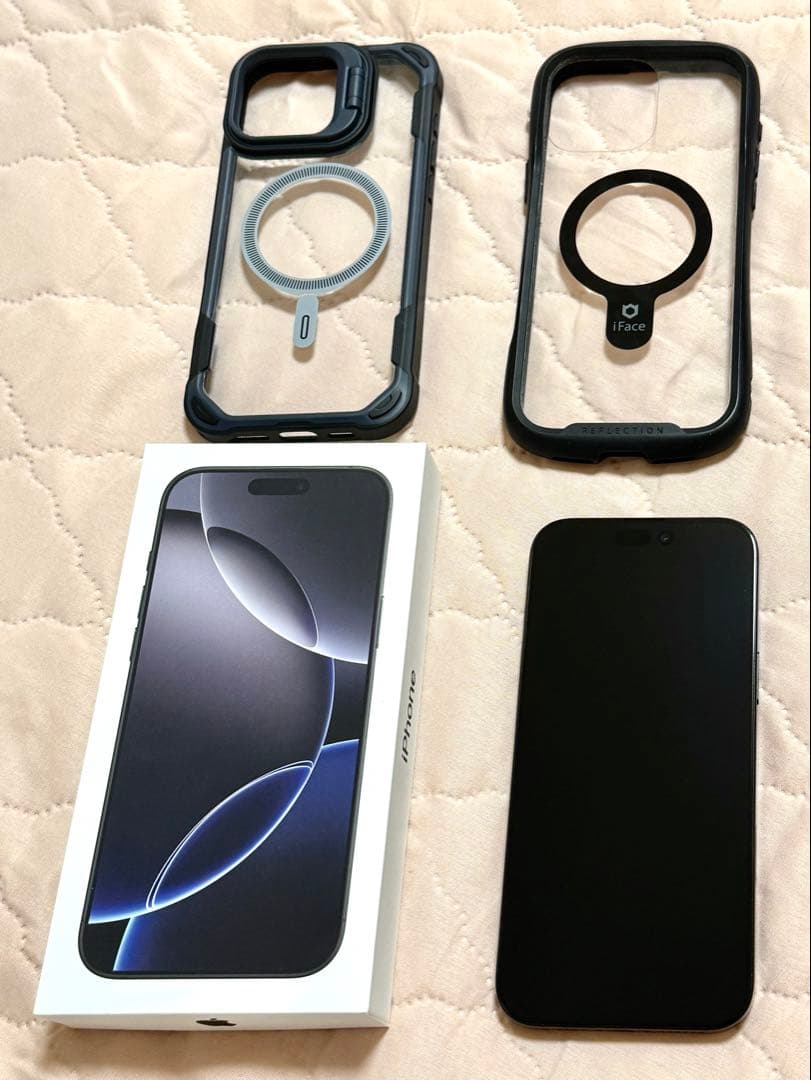 こ*ろ様 iPhone 16Pro MAX 256GB ブラック ケース付き