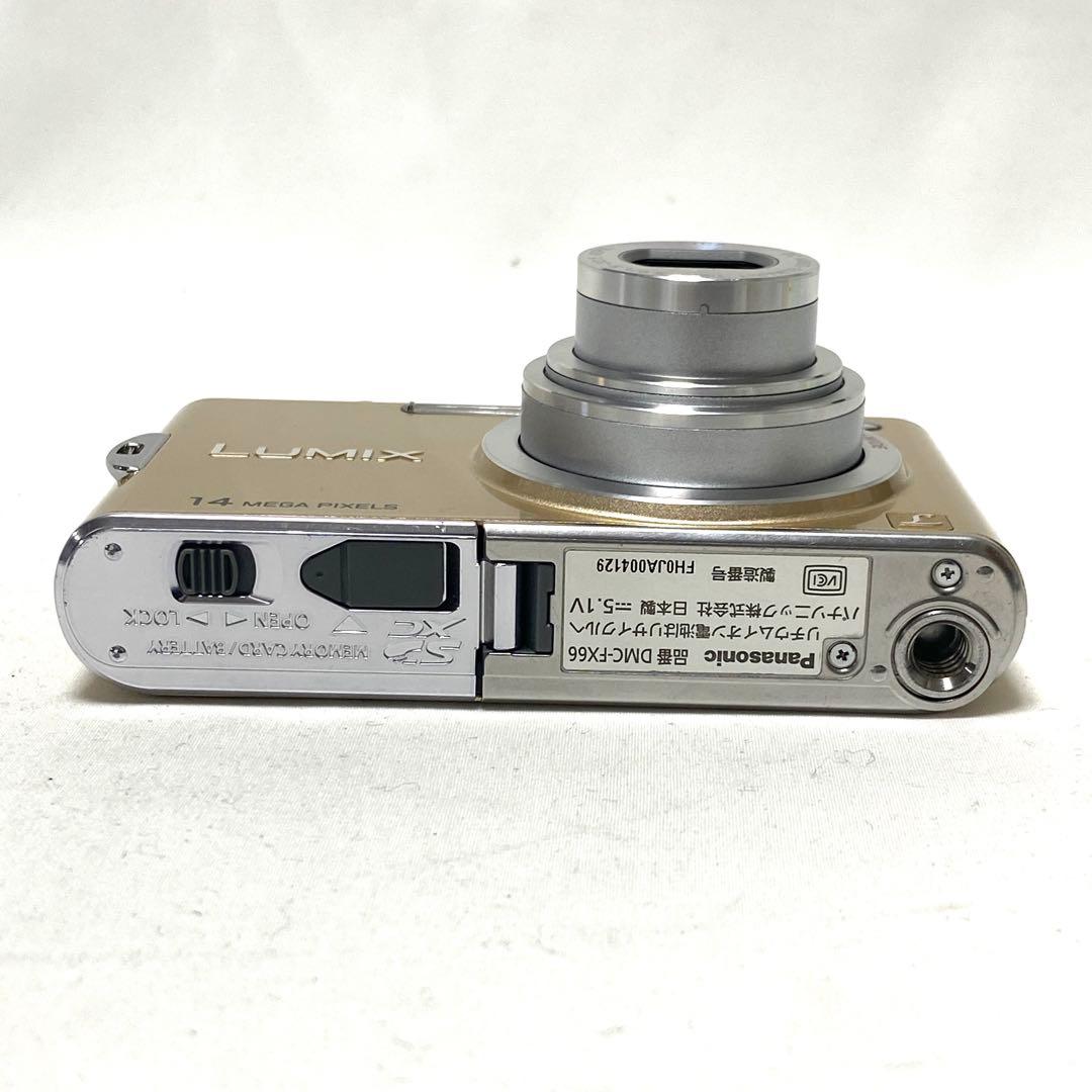 Panasonic LUMIX DMC-FX66 ゴールド デジタルカメラ 箱