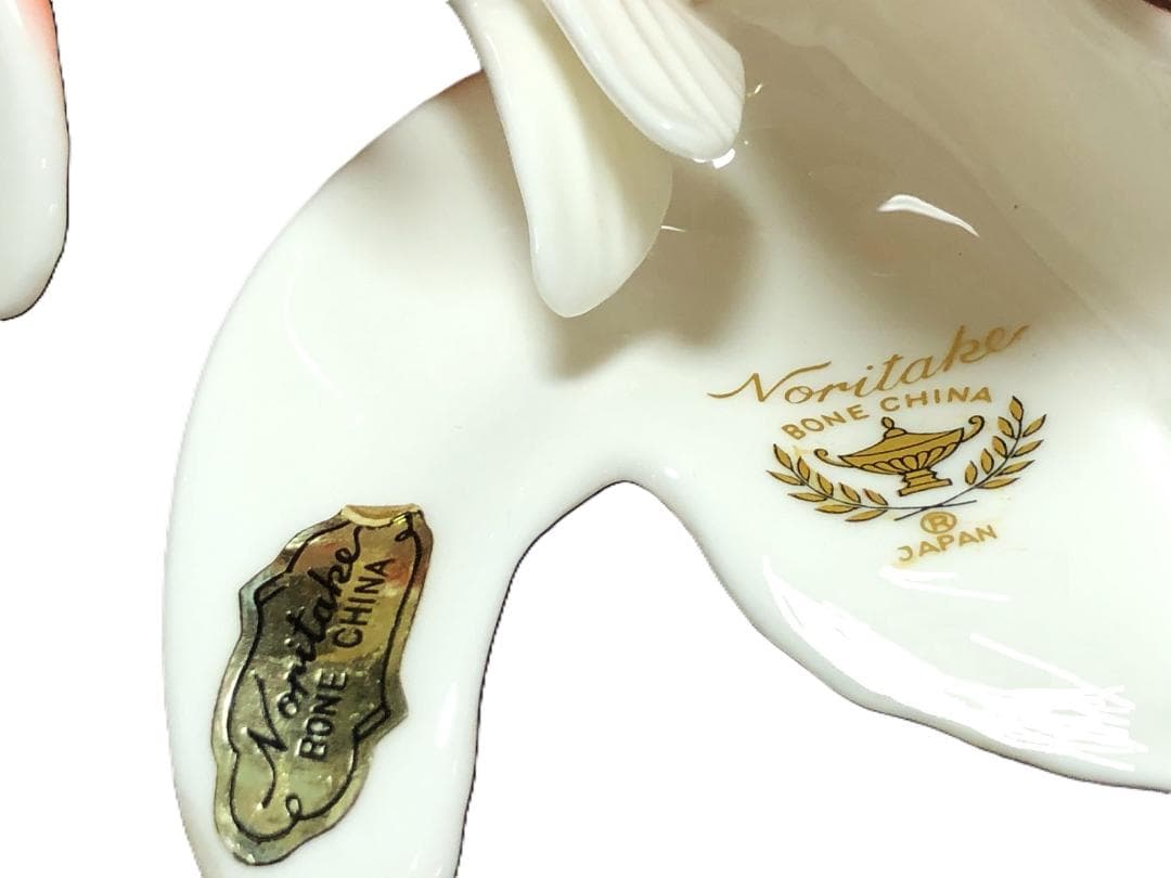 【 BONE CHINA 金魚 】　無疵完品 Noritake/ノリタケ