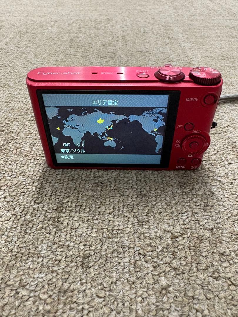 【美品】ソニー SONY DSC-WX300 レッド 20倍ズーム コンデジ