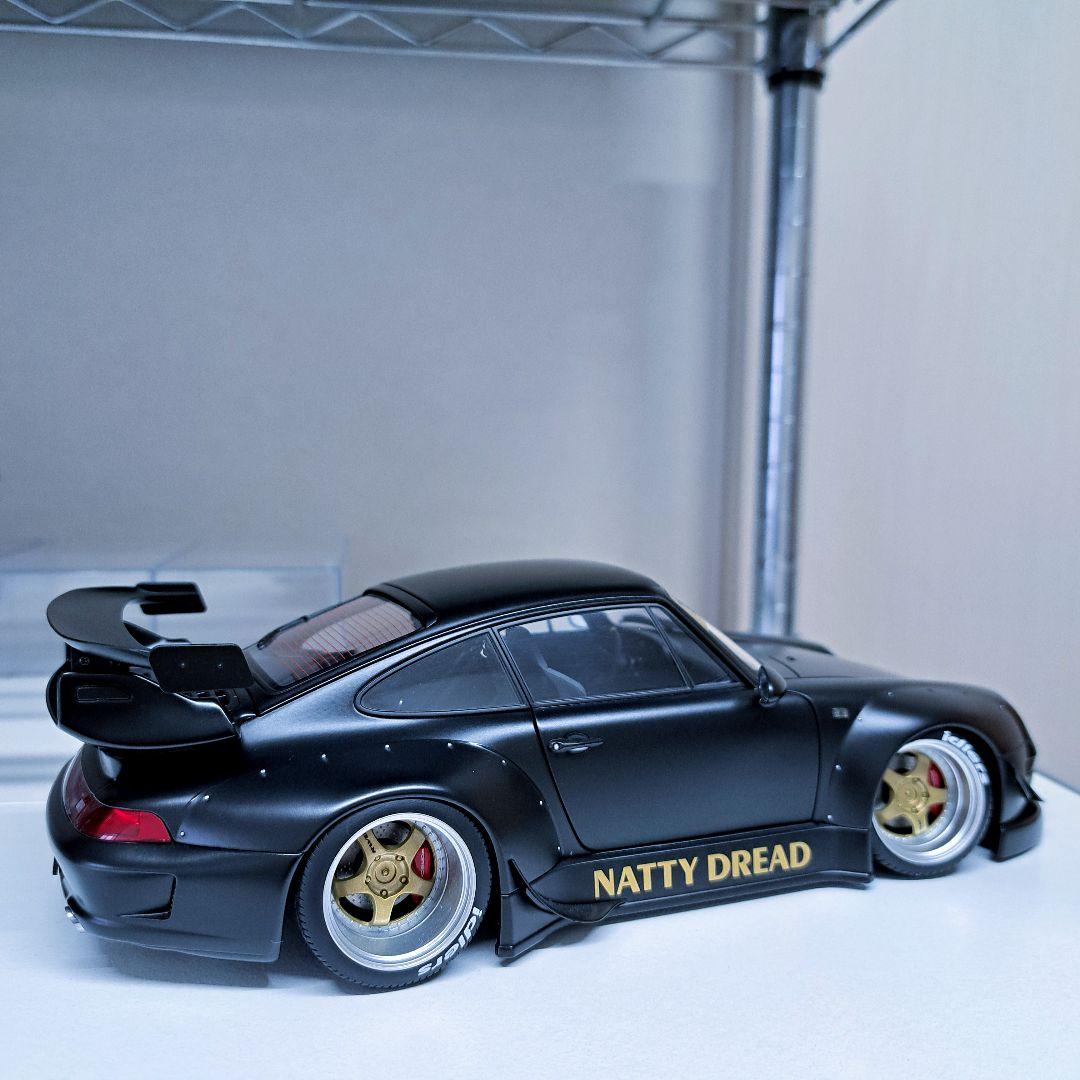 開封美品 AUTOart オートアート 1/18 RWB 993 マットブラック