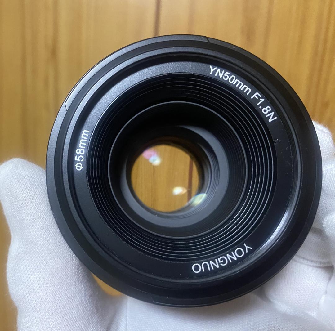 【美品】YONGNUO 50mm f1.8 単焦点 ニコン Fマウント