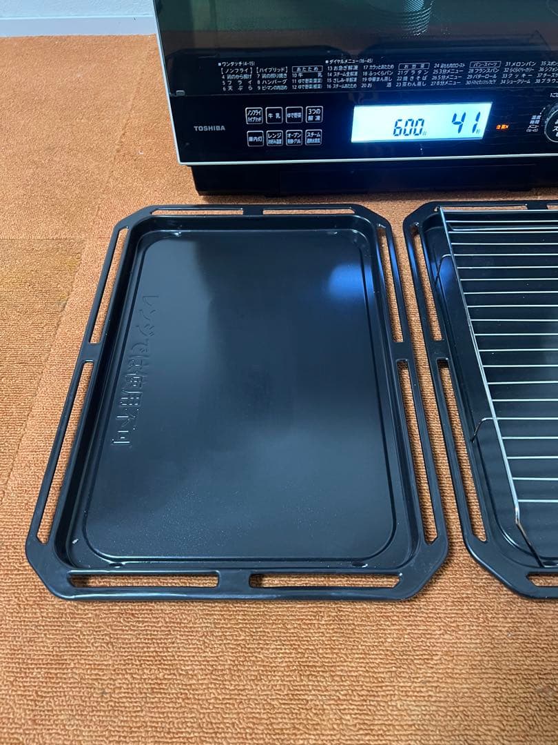 美品 東芝 電子レンジ ER-PD3000(R)オーブンレンジ 電子レンジ