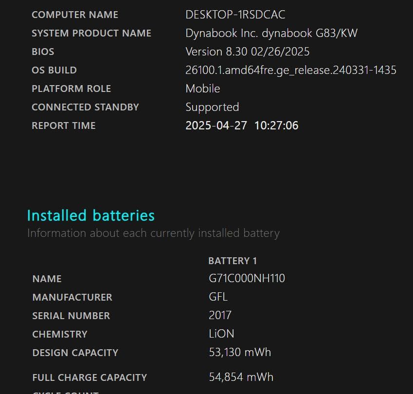 東芝　Dynabook G83/KW　高性能　2023年モデル(K-225)