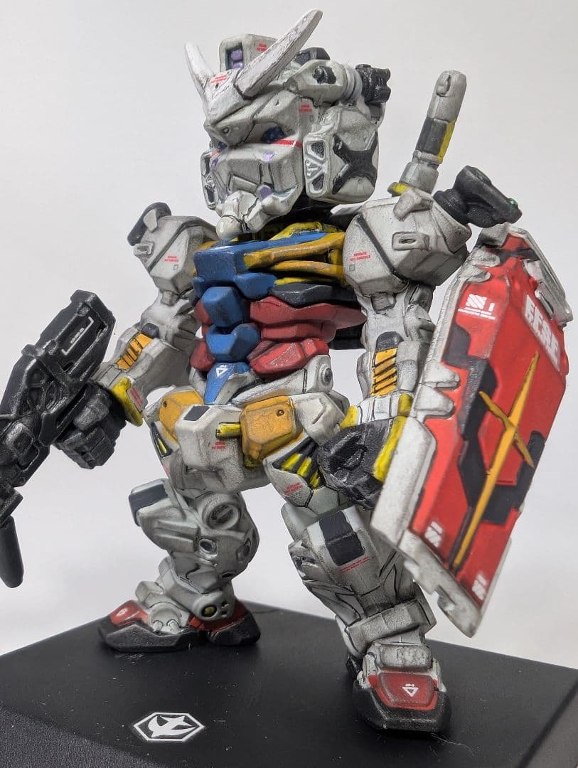 ガンダムコンバージ 白いガンダム 部分塗装　リペイント　converge