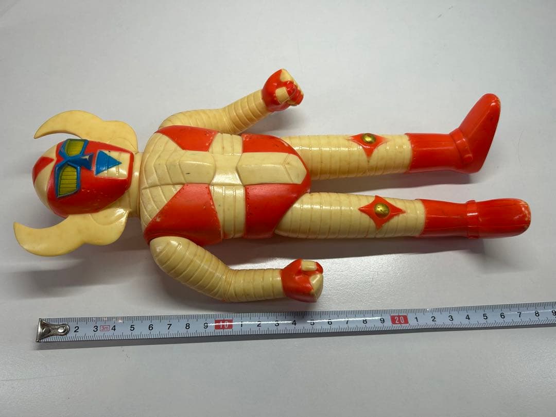 当時物　ブルマァク　ザボーガー　ソフビ 26.5cm ピープロ　電人