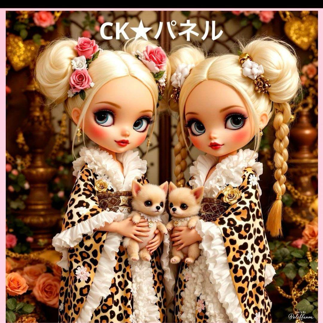 激レア女の子とチワワパネル生地　ハンドメイド