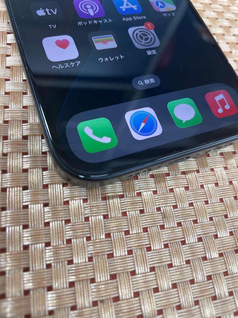 iPhone 15 128 GB ブラックSIMフリー【8124】