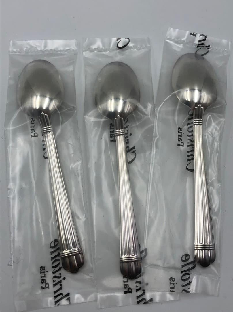 クリストフル christofle カトラリー スプーン　6本セット 箱つき