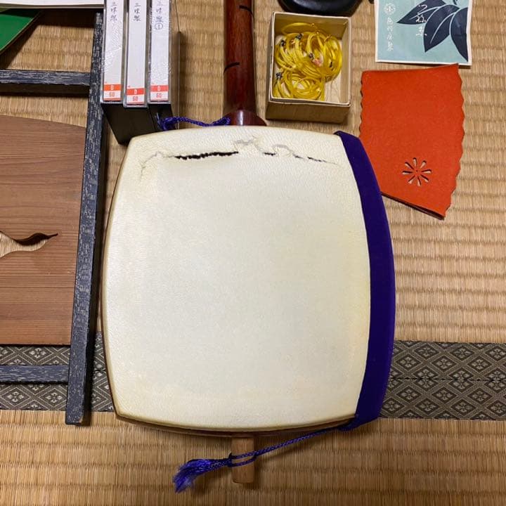 【匿名配送】三味線　和楽器　楽器　入船堂　箸置き　等　セット