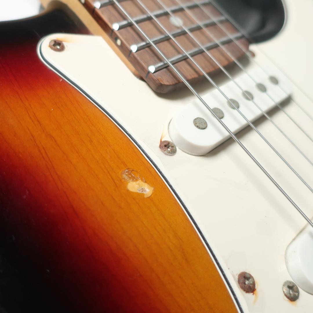 BUSKER'S ストラトキャスタータイプ エレキギター 3トーンブラウン