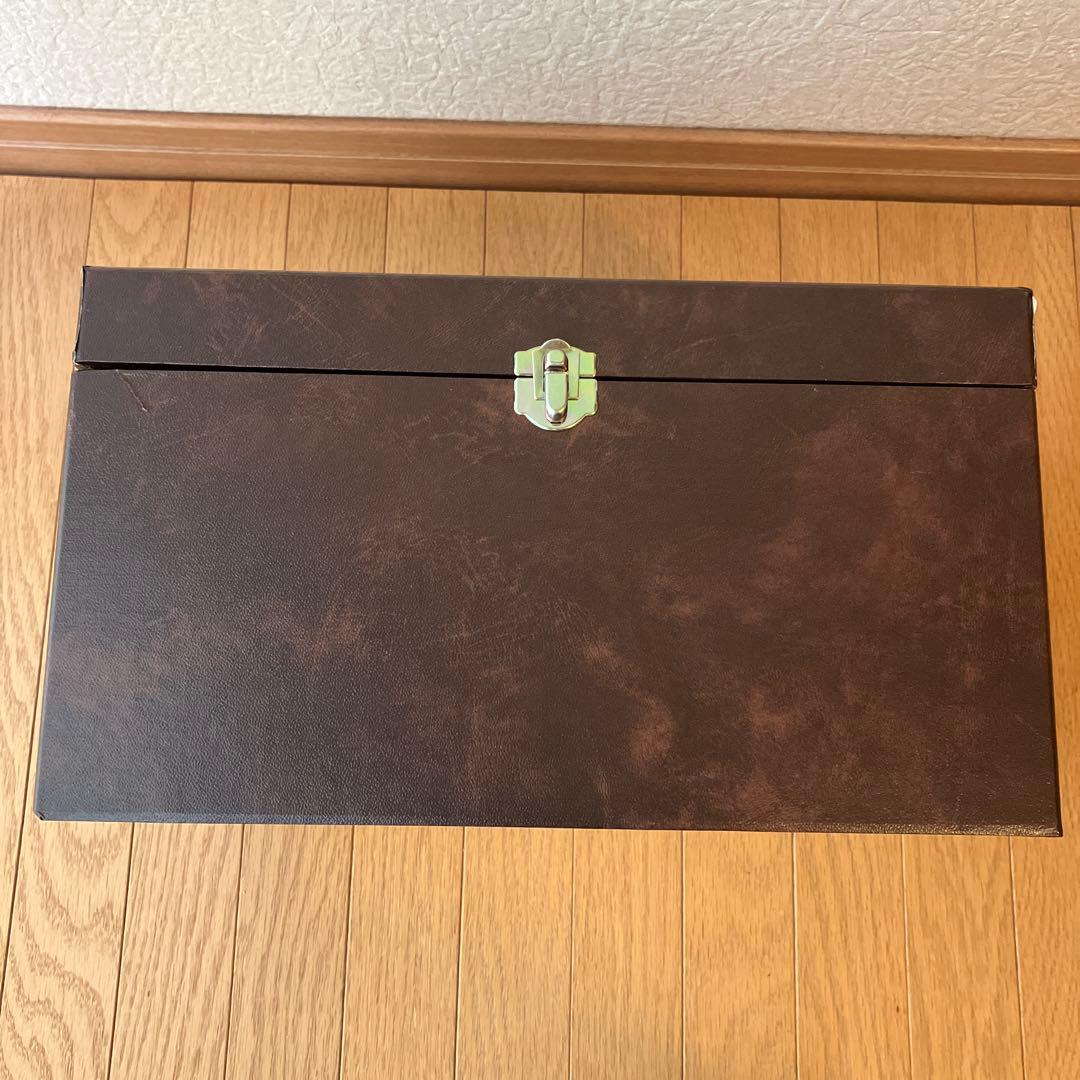 BOHEMIA ボヘミアグラス　ブルーラスターローズ　クリスタル　花瓶　箱付