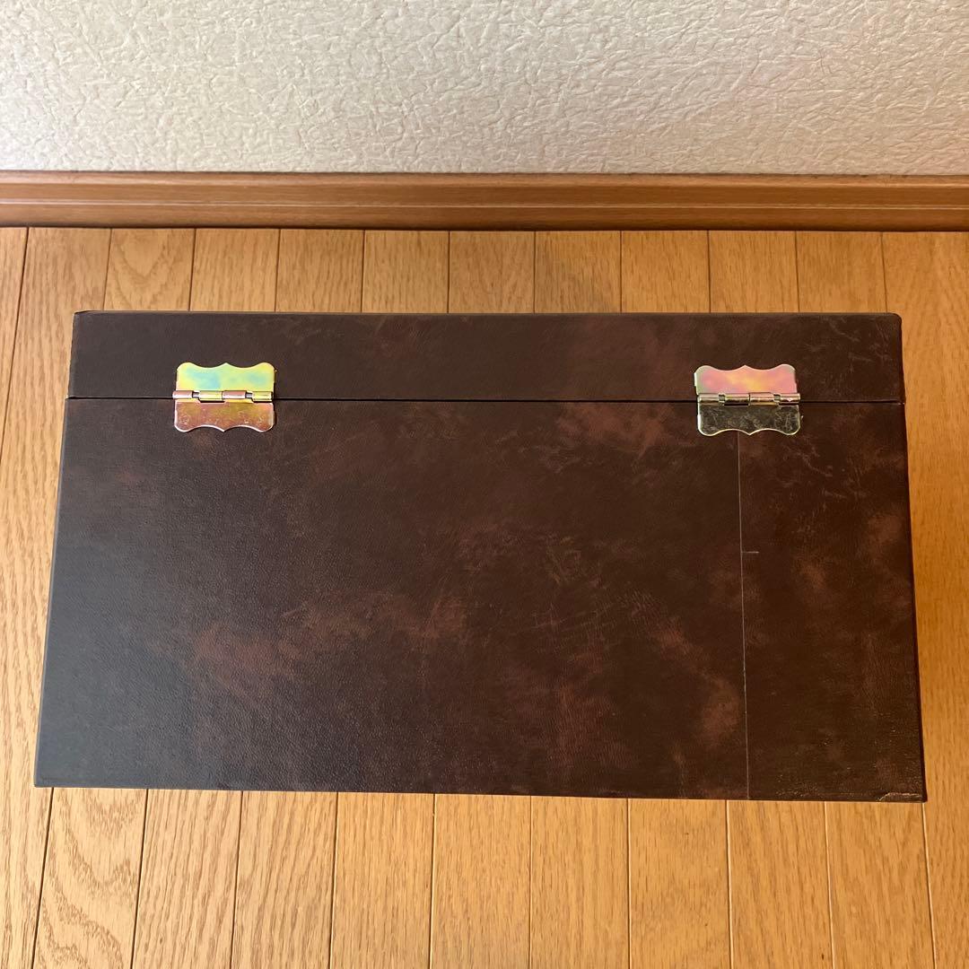 BOHEMIA ボヘミアグラス　ブルーラスターローズ　クリスタル　花瓶　箱付