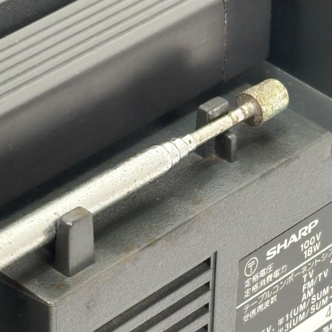SHARP GF-T3 ダブルカセット ラジカセ 動作確認済 昭和レトロ