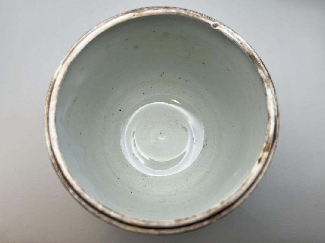 粉彩茶壺　牡丹福寿文　同治年製在印　時代品　中国美術④