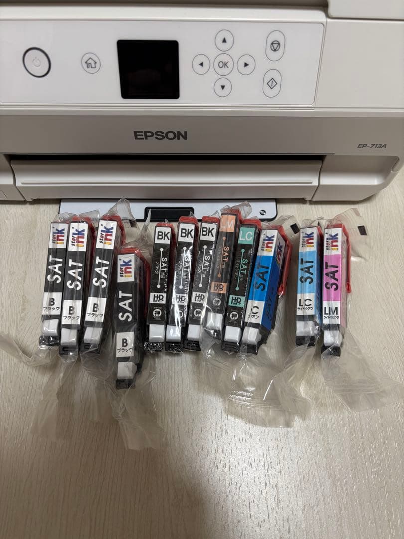 EPSON EP-713A プリンター 本体 インク付き ジャンク品　扱い