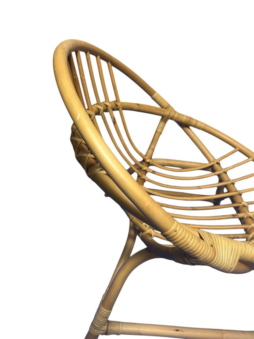 ラタンラウンドチェア チェア 椅子 いす パーソナルチェア ラウンジチェア