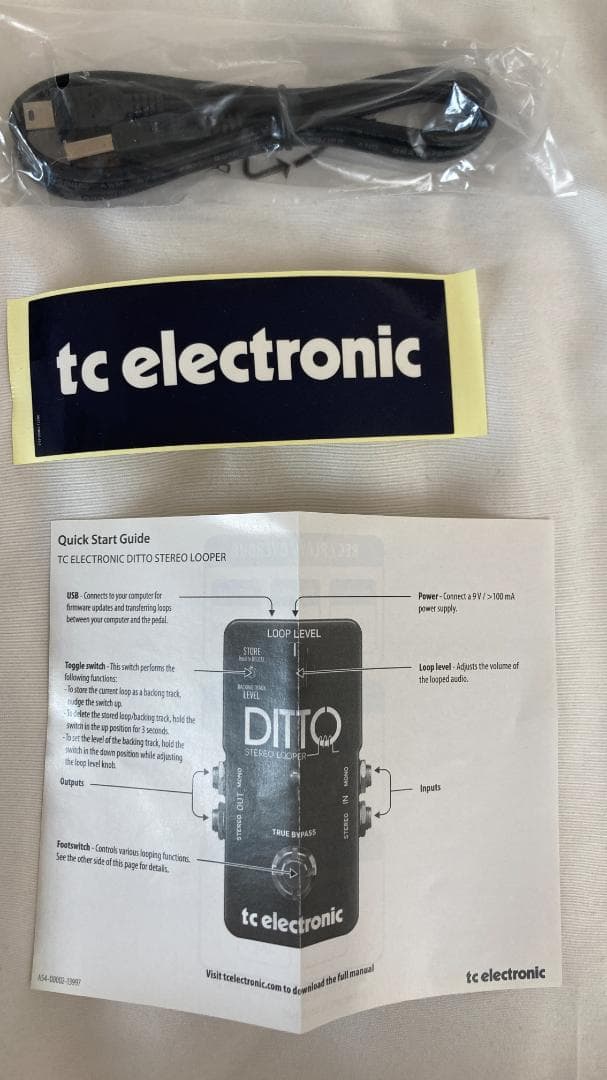 中古美品 tc electronic Ditto Stereo Looper