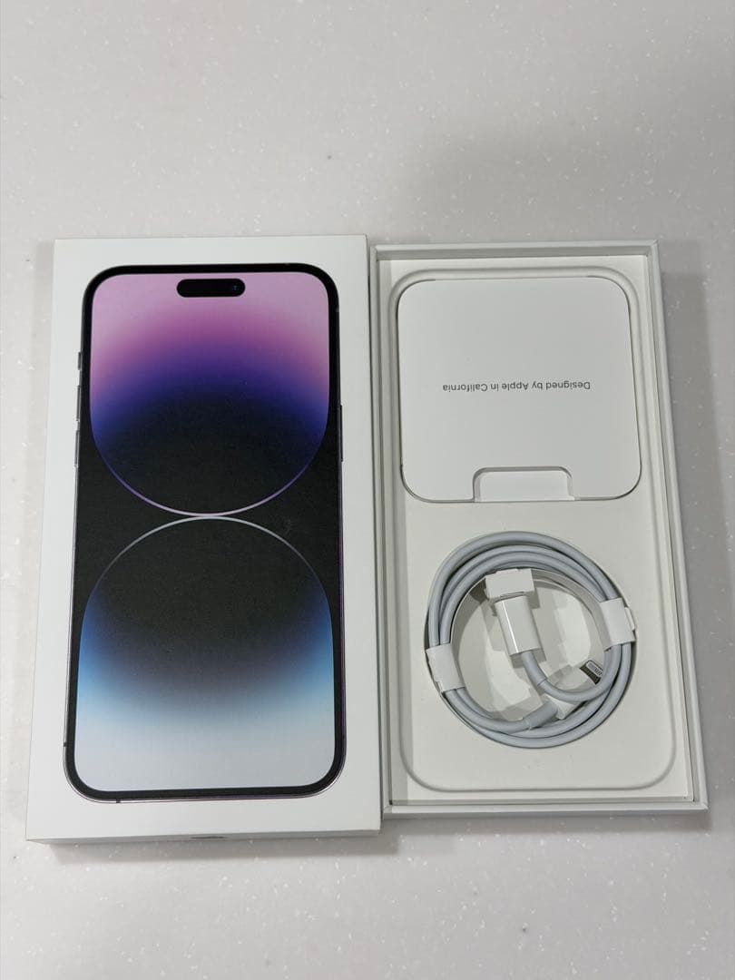 【迫力の大画面】iPhone 14 Pro Max ディープパープル 256GB