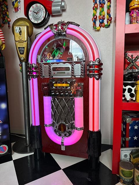 ジュークボックス コカ・コーラブランド Bluetooth CDプレーヤー