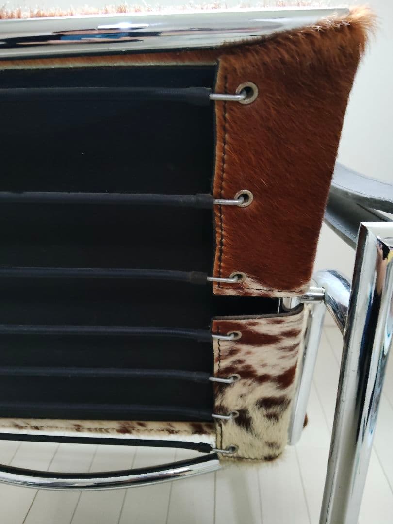 美品　ル・コルビジェ　LC1スリングチェア　ハラコ