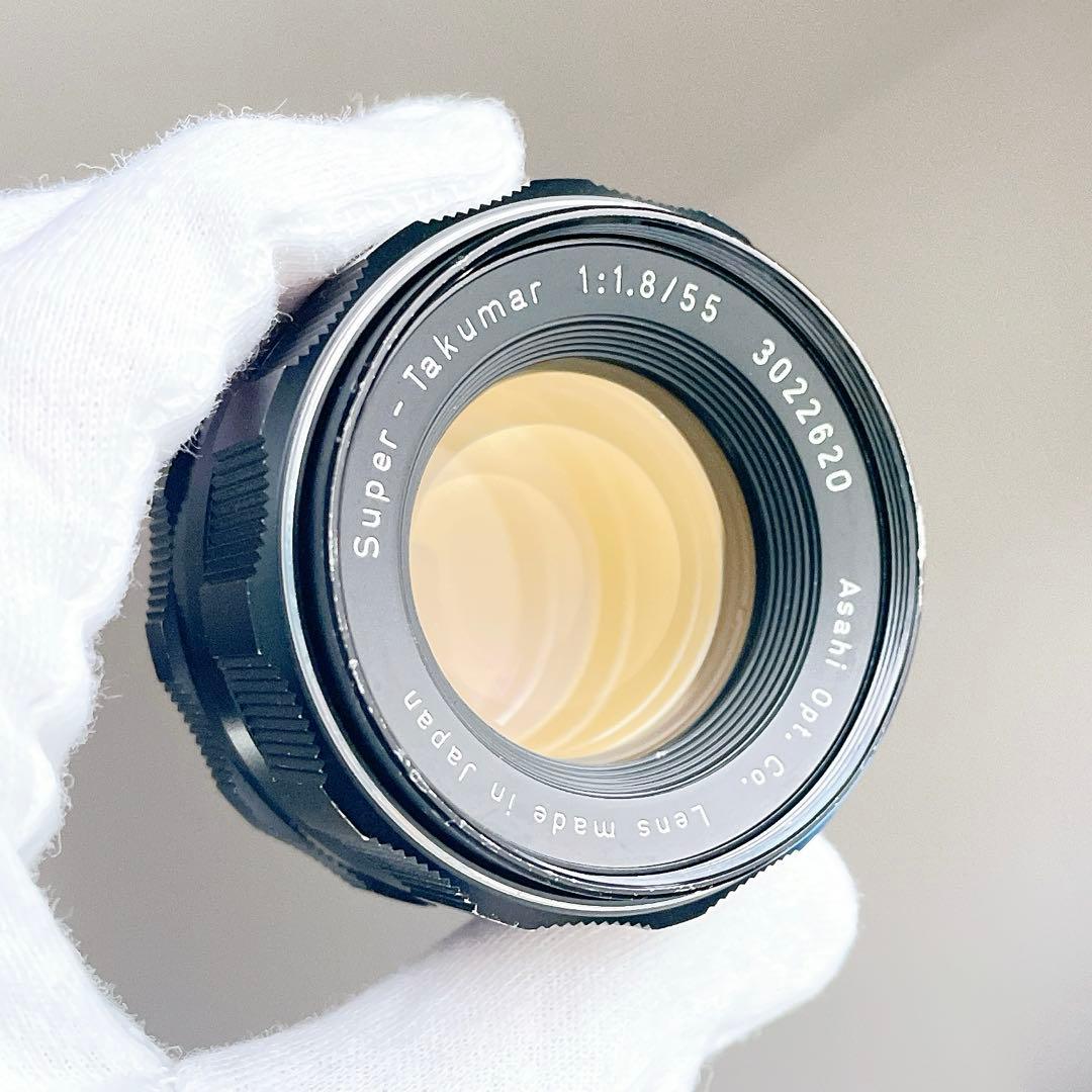 【美フレア】 Super Takumar 55mm f1.8 整備済 m42