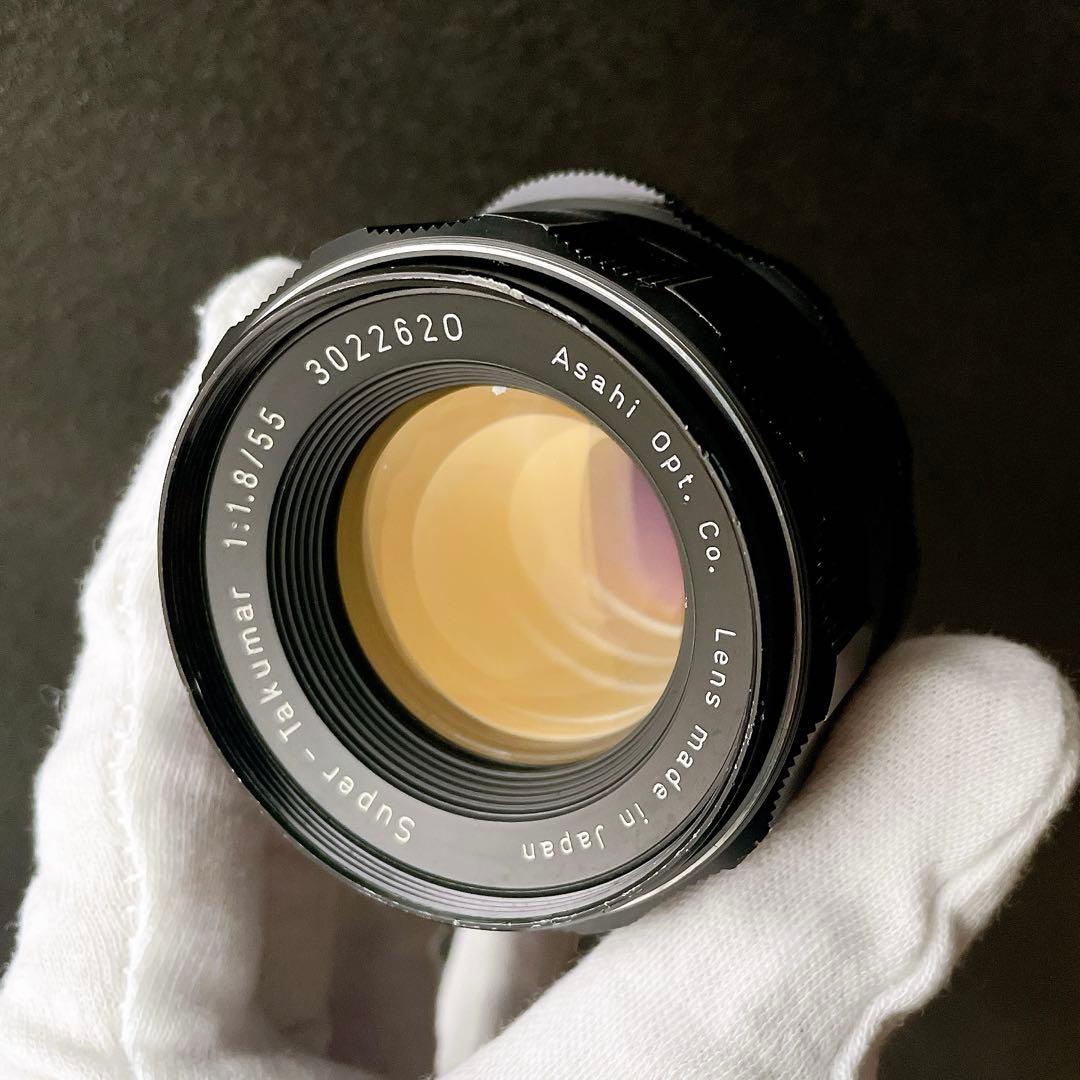 【美フレア】 Super Takumar 55mm f1.8 整備済 m42