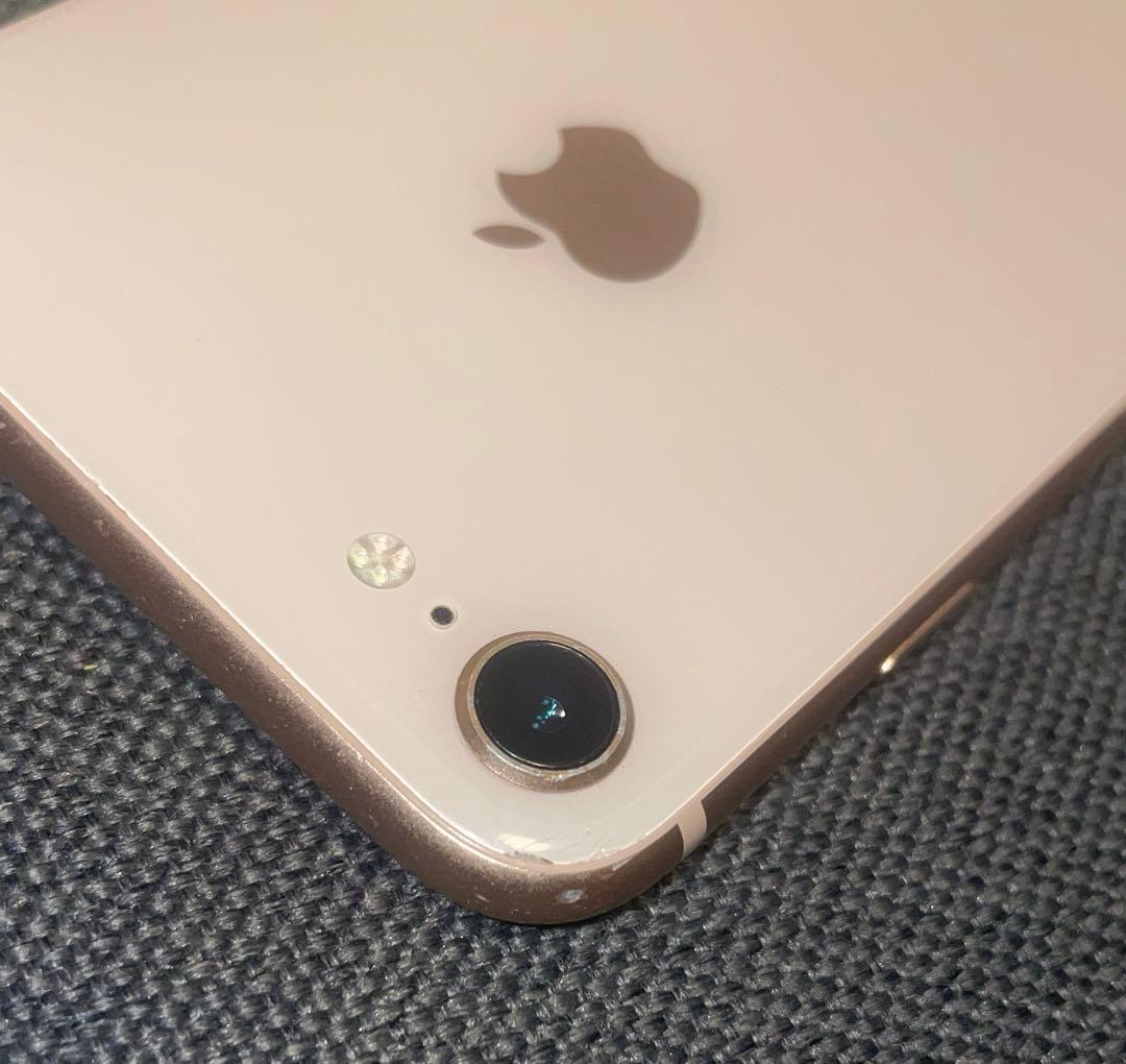 【美品】 バッテリー100% iPhone8 64GB ゴールド SIMフリー