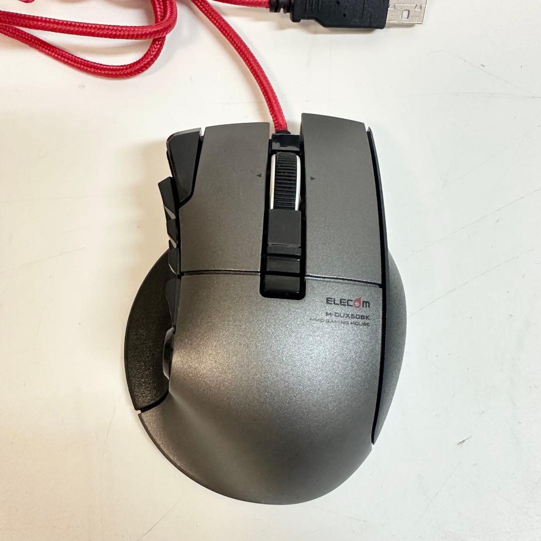 ELECOM M-DUX50 ゲーミングマウス マクロ機能付 14ボタン