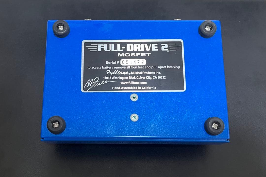 【美品・箱付】FULLTONE FULL-DRIVE 2 MOSFET