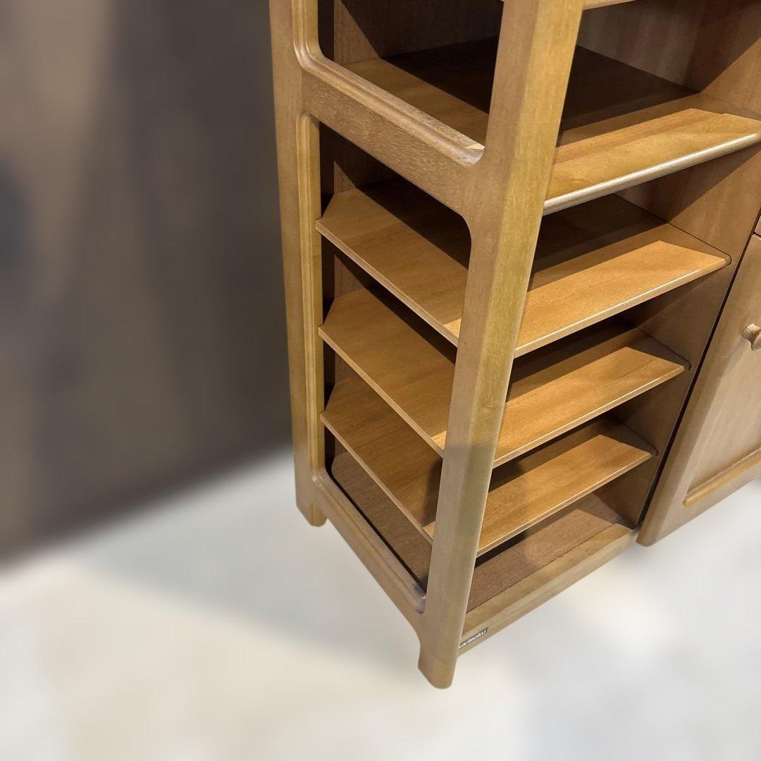 カリモク　スリッパラック　ナチュラルウッド キャビネット