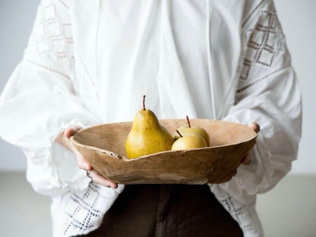 【ornedefeuilles￼￼（オルネドフォイユ）】チーク・ウッドボウル