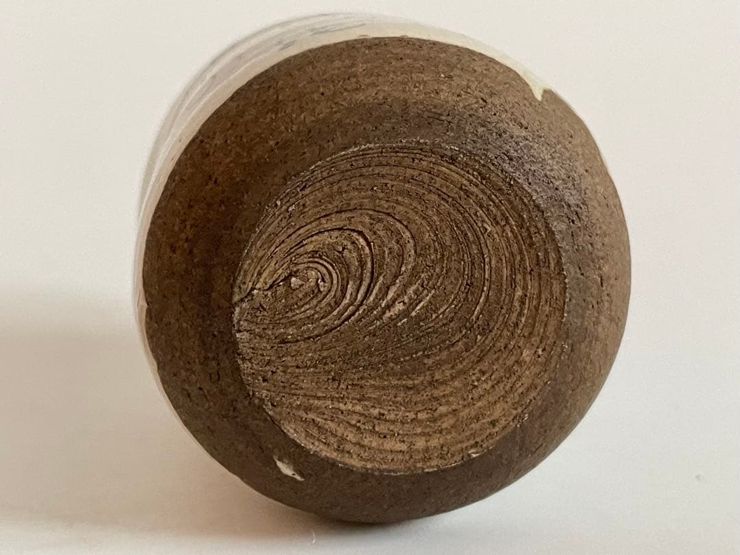 茶道具　大田垣蓮月　和歌　茶入　川ぞひの柳のいとにかかりけり　共箱