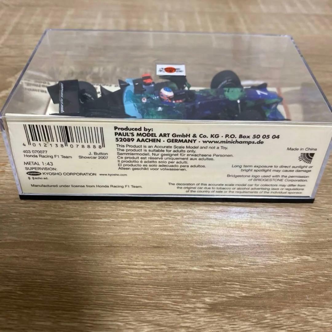 ミニカー HondaRacing F1TeamShowcar2007 #7J.Button