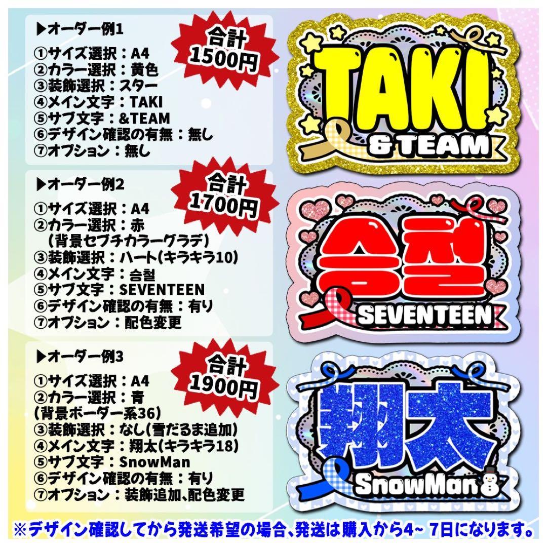 【確認あり】レース型セミオーダー5件【A3・裏面補強・表面保護フィルム】