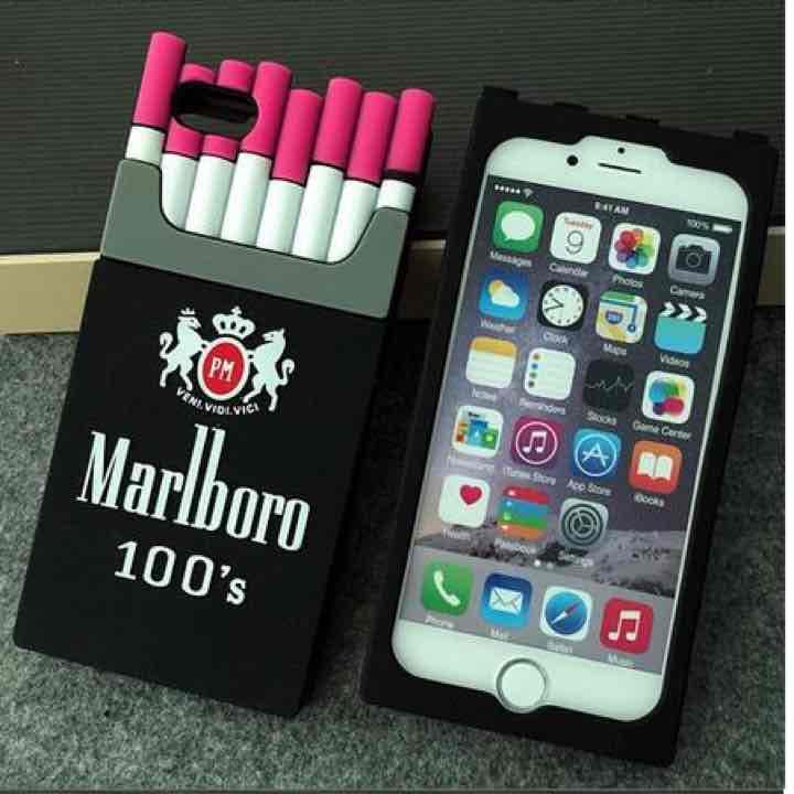 iPhone6ケース♡ブラック、ピンクセット カップル ペア マルボロ