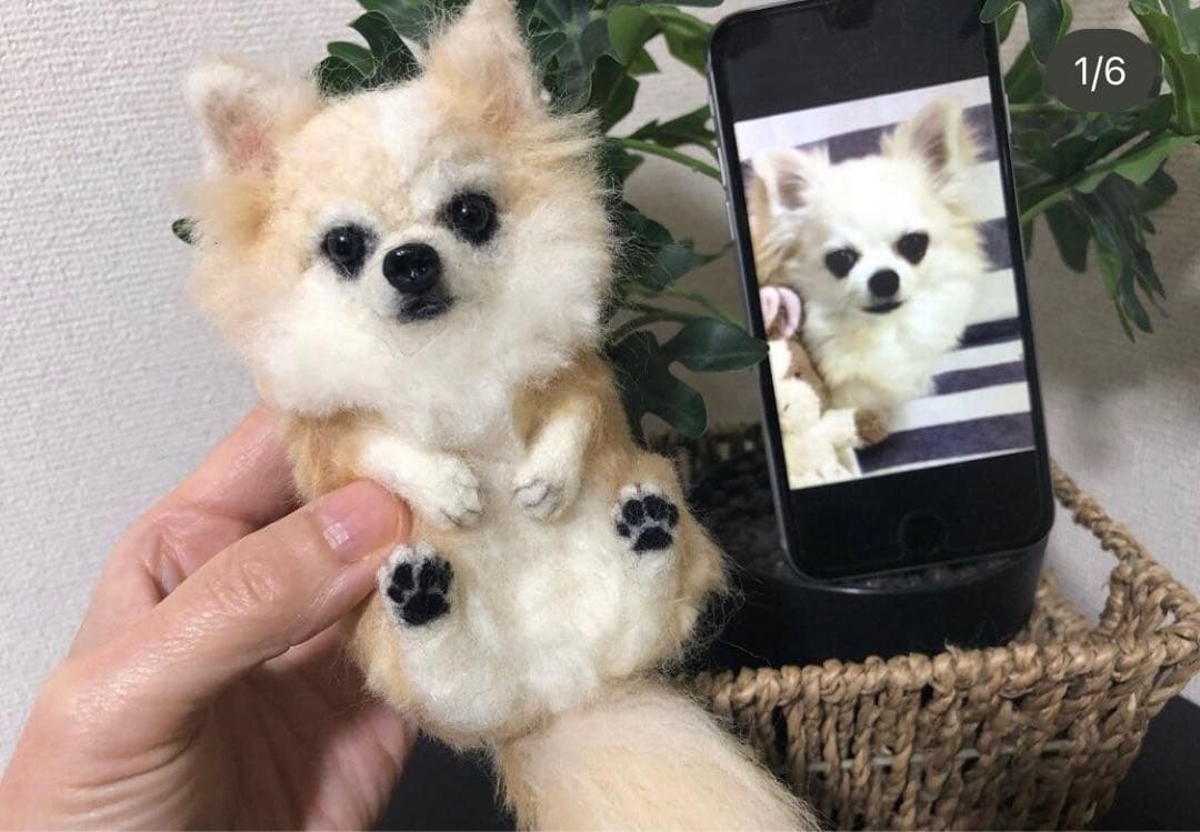 Y**様 わんこ限定　分身の術　全身作品　羊毛フェルト　オーダー制作　(10〜1