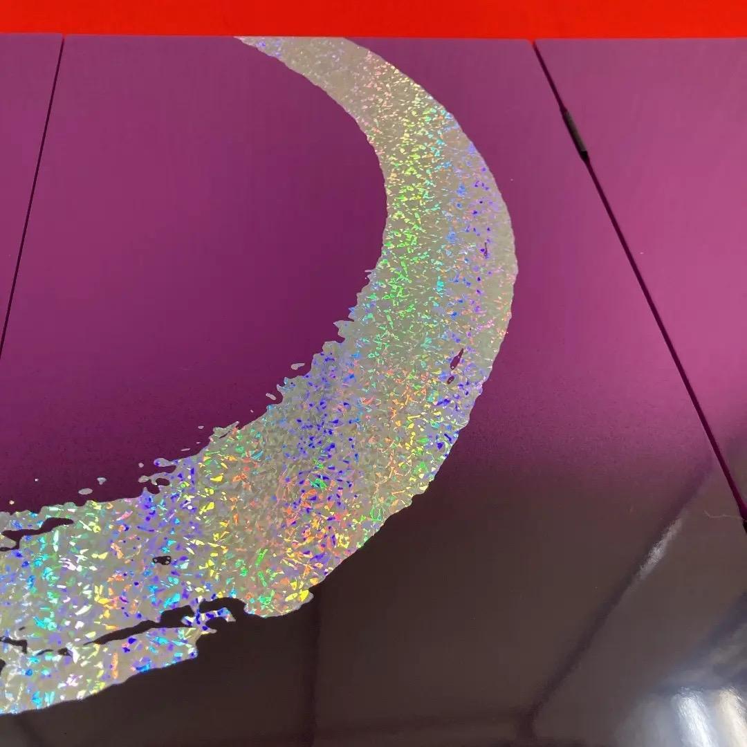 F25-6 山本寛斎雛飾り　雛飾り台屏風のみ　雛人形台屏風　ひな人形　巾75㎝位